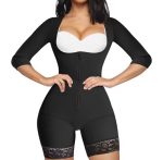Arm Shaper Open Bust Long Sleeve Faja Hook Zipper Shapewear Compression Faja