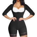 Arm Shaper Open Bust Long Sleeve Faja Hook Zipper Shapewear Compression Faja