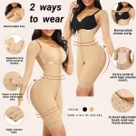 Body Shaper Fajas Slimming Shapewear Long Sleeve - Image 4