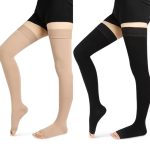 Open Toe Knee-High Medical Compression Stockings