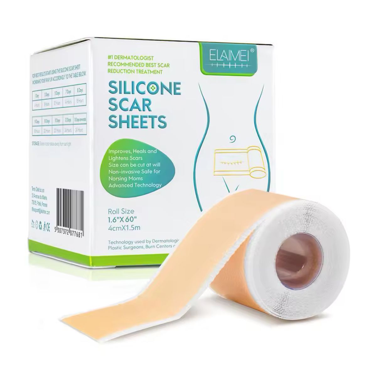 Silicone Removal Patch Reusable (1) Silicone Removal Patch Reusable Acne Gel Scar Therapy - Image 1